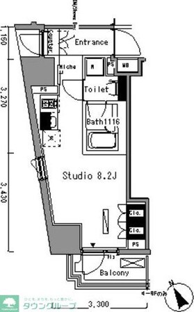 パークアクシス新板橋ウエストの物件間取画像